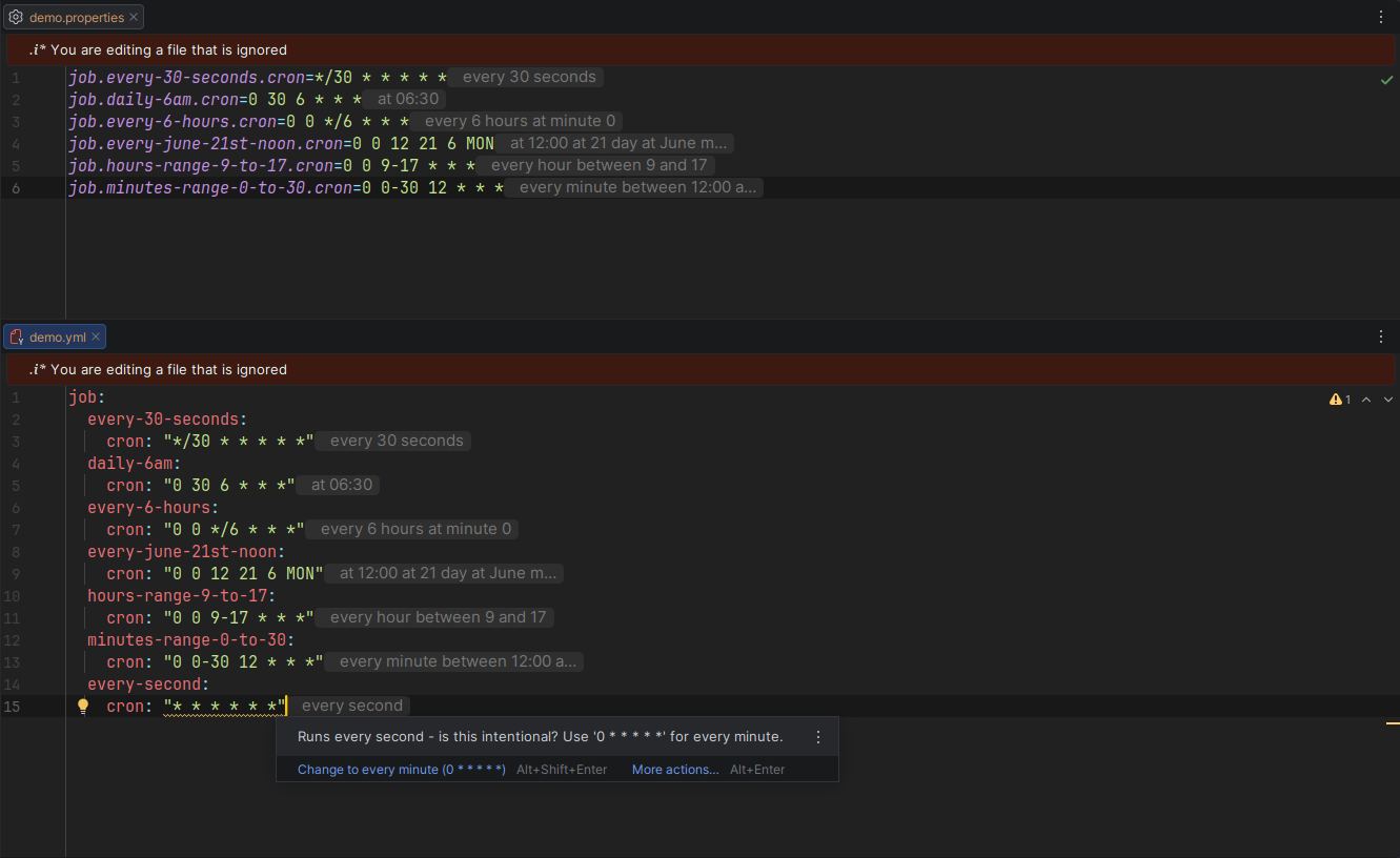 Cron Everything plugin screenshot